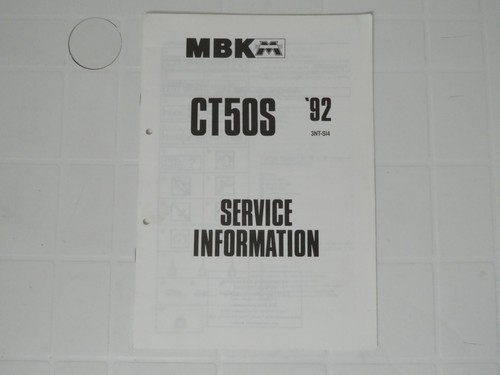 Pour mbk 92 3nt manuel - 92,
