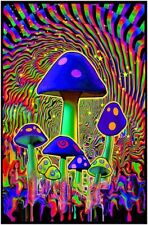 Shroom avec Un Vue - Champignons - Tissu Affiche Drapeau - 30x43 Tout Neuf -