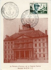 24° CONGRES NATIONAL DES COLONIAUX BREST 1954 / CASERNE FAUTRAS