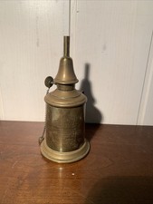 Ancienne lampe pigeon collection laiton