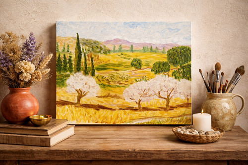 Peinture huile sur toile