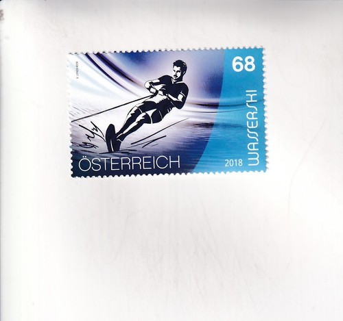 Timbre autriche ski nautique - timbre,