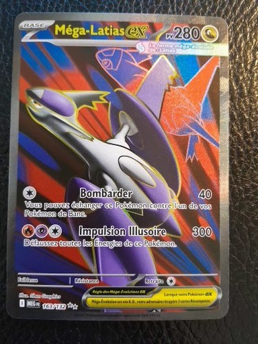 Carte pokémon méga latias - carte, ex