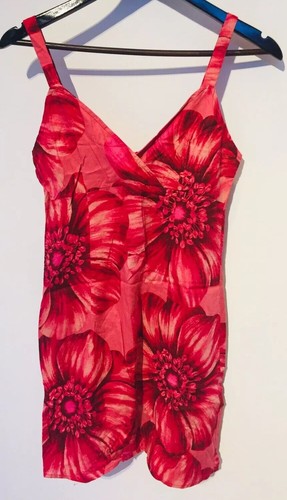 Aqua blue red floral - aqua,