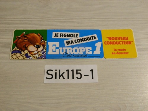 Autocollant castor europe - europe, 1