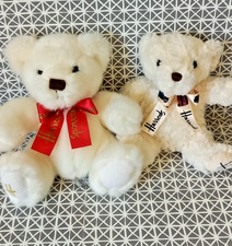 Peluches doudou ours blanc