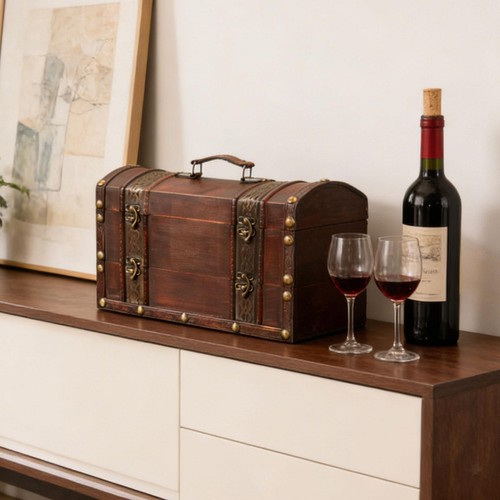 Coffret vin bois - vin, en