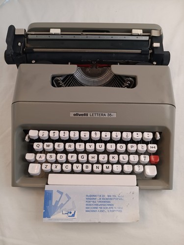 1970s olivetti lettera 35l - olivetti,