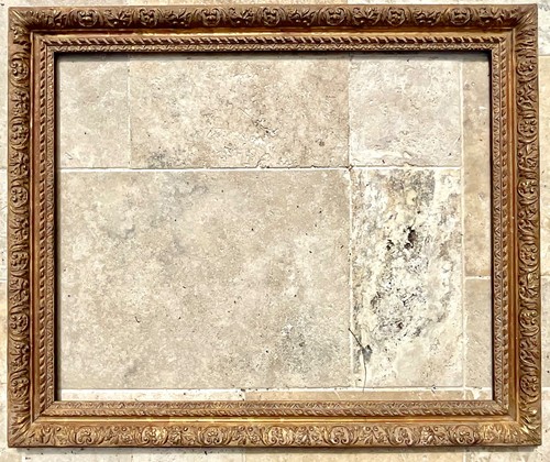 Cadre xixè sculpté bois stuc - cadre,