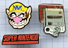 Lot de Pin's retrogaming jeux