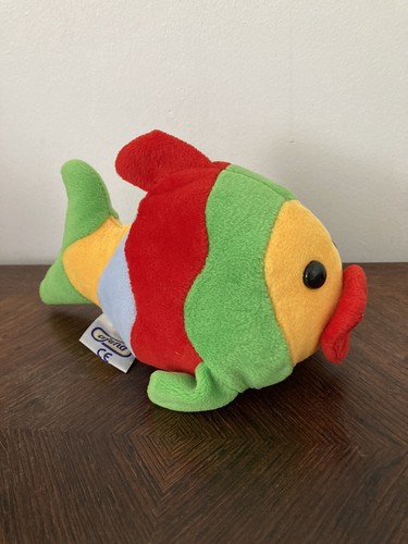 Peluche poisson multicolore - poisson,