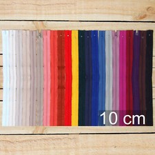 Fermeture à glissière 10 cm non séparable nylon éclair zip tarif dégressif