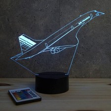 Lampe illusion 3D Avion