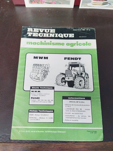 Revue technique machinisme - technique,