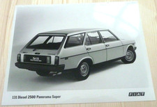 1980's FIAT 131 2500 PANORAMA SUPER Photo Foto Presse Originale *No Brochure