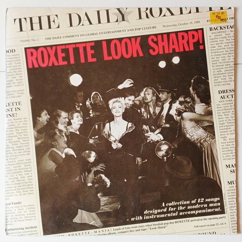Roxette look sharp vinyl - roxette, lp