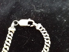 BRACELET MAILLES GOURMETTE ARGENT