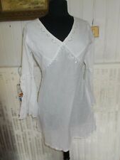 Robe courte tunique manche