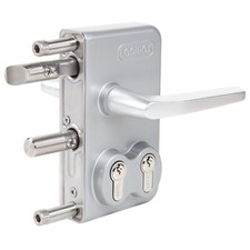 Locinox Doppelzylinderschloss Ldkz Zilv 40 MM - 80 MM Argent, Gris Anthracite