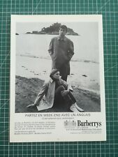 900 belle PUBLICITE ANCIENNE circa 1970 imperméables Burberry homme femme