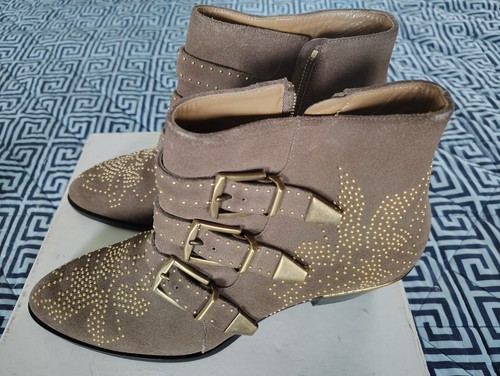 Chloé susanna studded - chloé, suede
