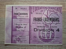 Billet Ticket Match Football