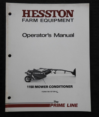 Véritable hesston 1095 mower - véritable,