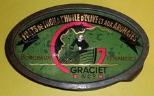 ancienne boite de vitrine PLV filet de thon à l'huile d'olive et aux aromates