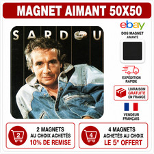 Magnet michel sardou v14 5x5 - michel,