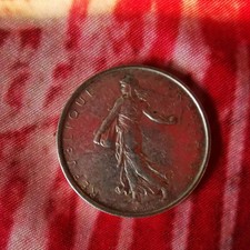 1 pièce  de 5 francs argent