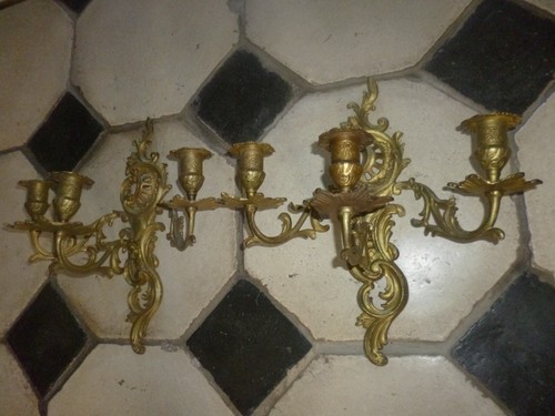 Paire ancienne applique - ancienne,
