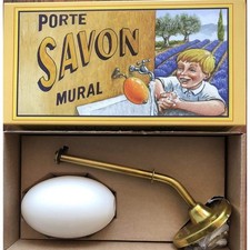 Porte-savon ecolier mural
