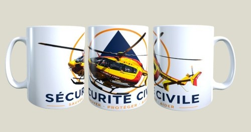 Mug hélicoptère sécurité