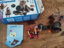 Playmobil Chevaliers Du Dragon rouge 3320 Canon En Boite