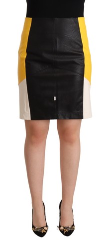 Jupe jijil cuir multicolore - jijil, en