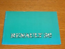 CARNET 7701447176 livret R30 RENAULT 30 TS-TX NOTICE D'UTILISATION manuel manual