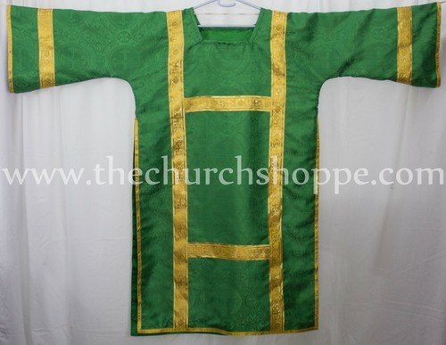 Chasuble dalmatique verte - chasuble,