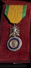 Médaille Militaire - Valeur Et Discipline - 1870  Poinçons Argent