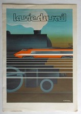Affiche pour vie rail - affiche, la
