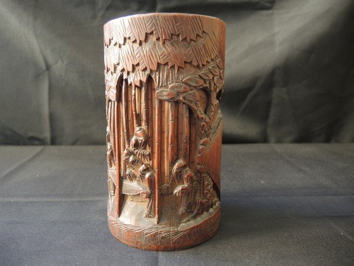 Pot tabac chinois bois - a,