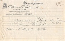 G SUZOR & E PINTA A PARIS