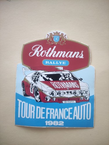 Ancien autocollant rothmans - -,