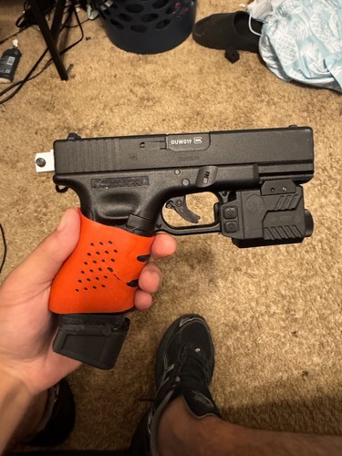 Glock black gas airsoft - glock,
