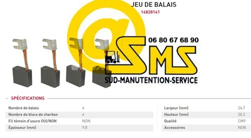 Toyota s16d kit balais - s16d,