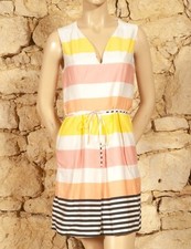 ROBE D'ÉTÉ RAYÉE "KOOKAI" - UK 10 / US 6 / FR 38