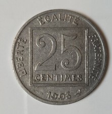 Monnaie, France, Patey, 25 Centimes, 1903, Paris, TB, Nickel, KM:855, B7