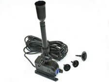 POMPE POUR FONTAINE, BASSIN, ETANG JUSQU'A 1500L/H 25W, 1.8M DE REFOULEMENT