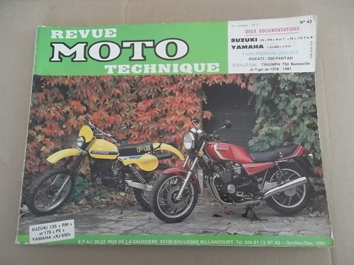 Revue technique moto - technique, yamaha