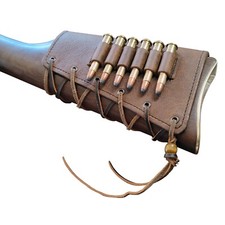 Rustic Leather Buttstock Cover