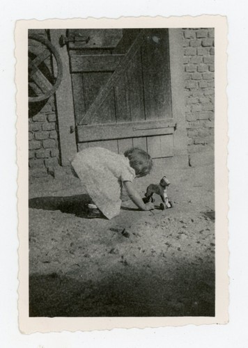 Photo snapshot 1946 - snapshot,, jouet
